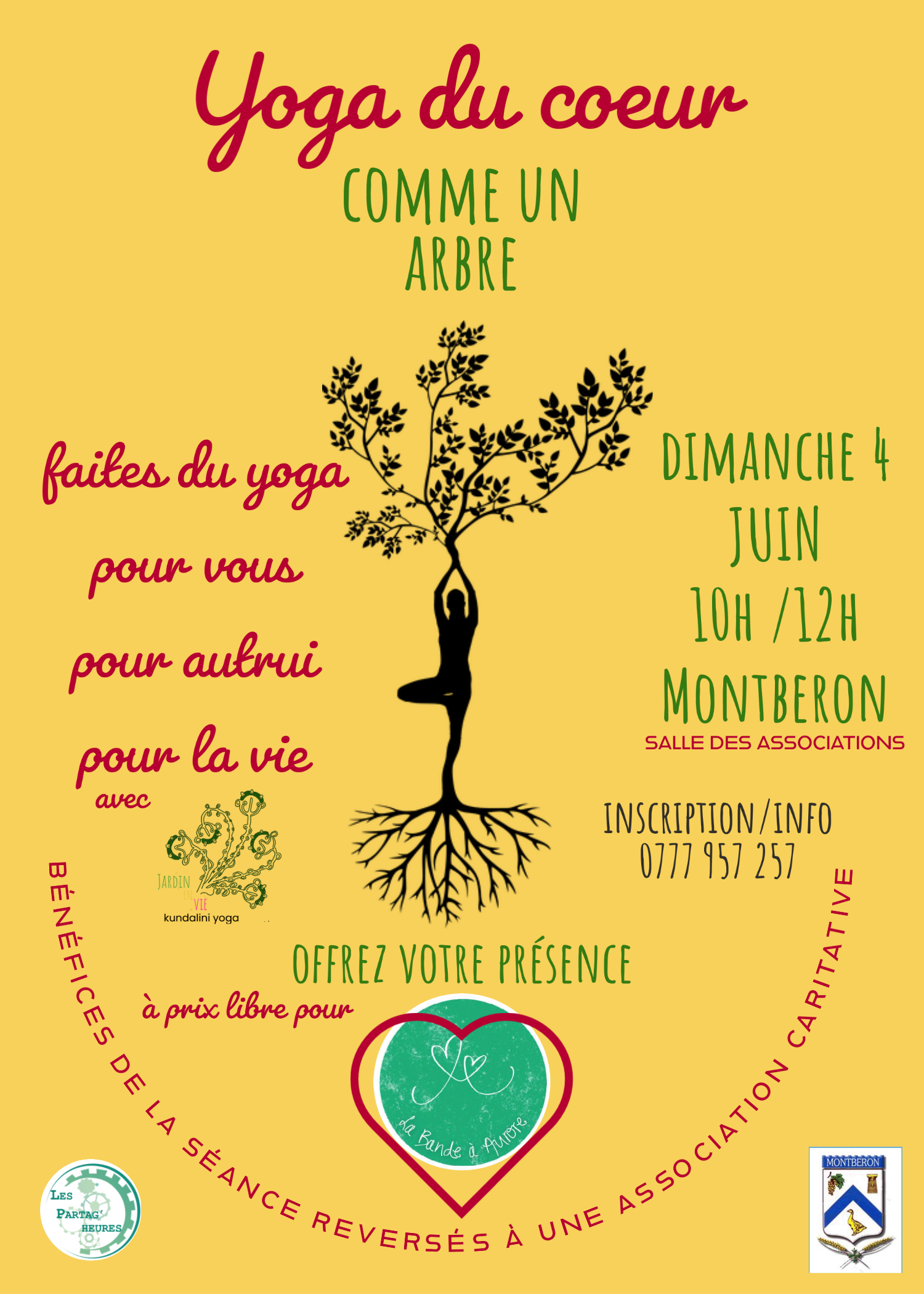 Du yoga pour La bande à Aurore! Coteaux21